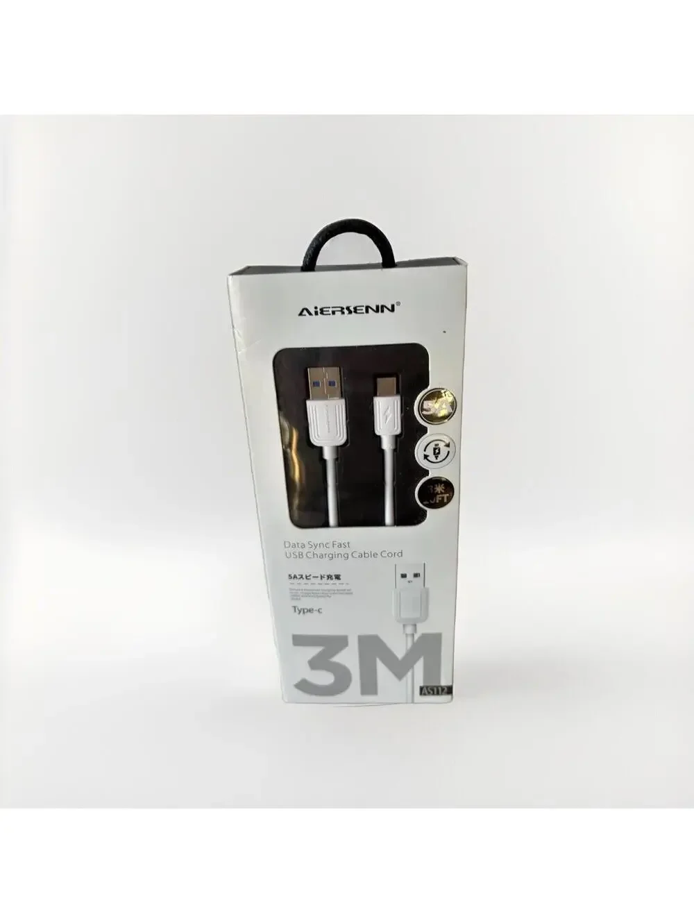Type C Phone Charging Cord Data Sync Fast USB Charging Cable Cord 3M Long